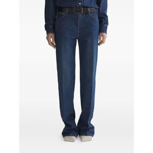 Mugler Blue Trousers - Straight Trousers Women